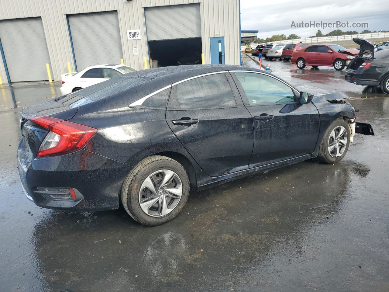 2019 Honda Civic Lx Black vin: 2HGFC2F61KH523133