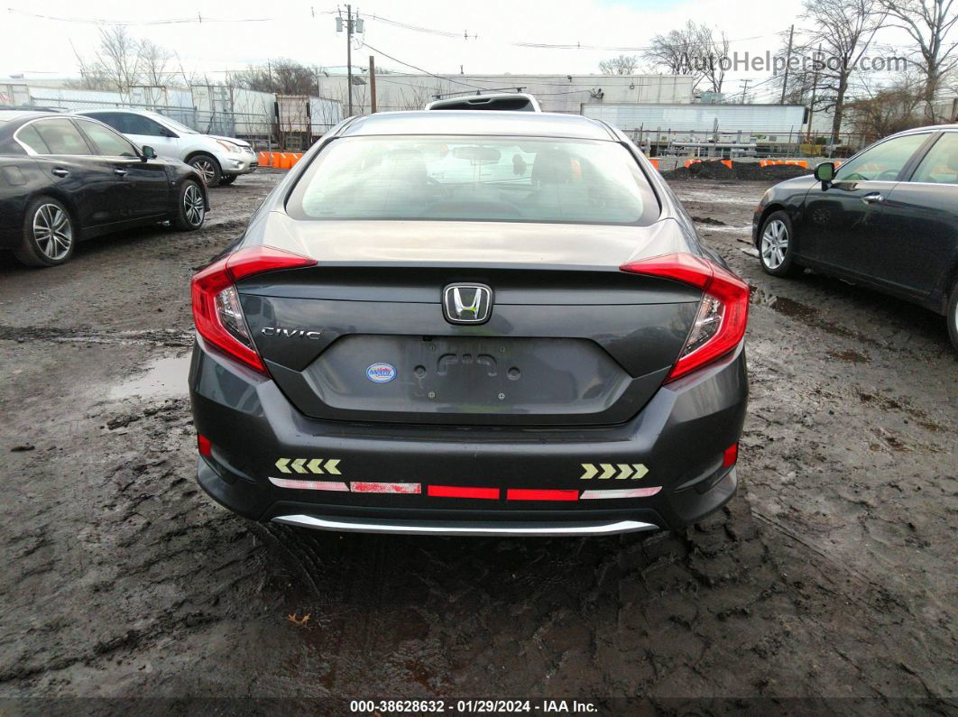 2019 Honda Civic Lx Gray vin: 2HGFC2F61KH558027