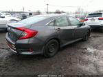 2019 Honda Civic Lx Gray vin: 2HGFC2F61KH558027