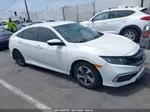 2019 Honda Civic Lx White vin: 2HGFC2F61KH568606