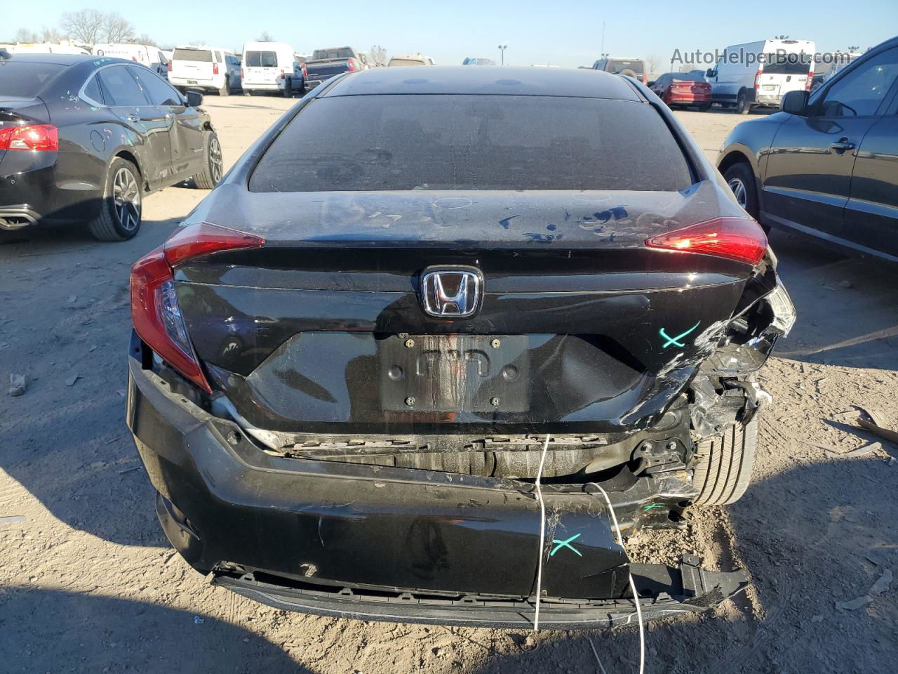 2019 Honda Civic Lx Black vin: 2HGFC2F61KH595272