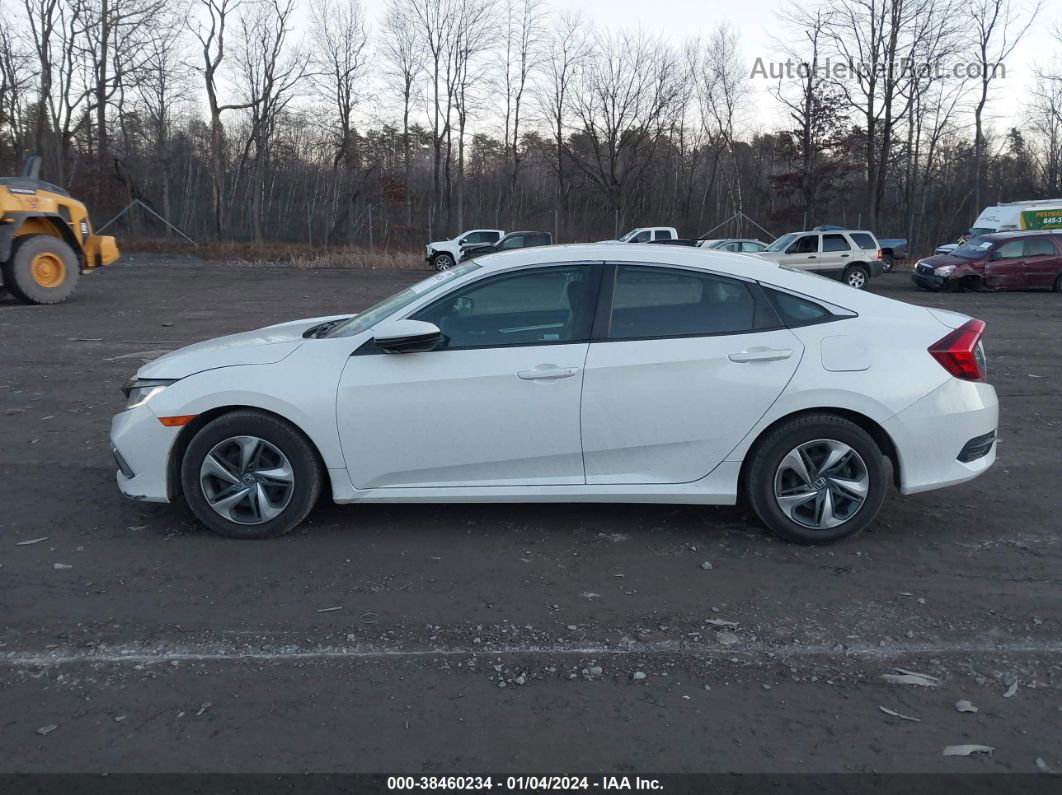 2020 Honda Civic Lx White vin: 2HGFC2F61LH512974