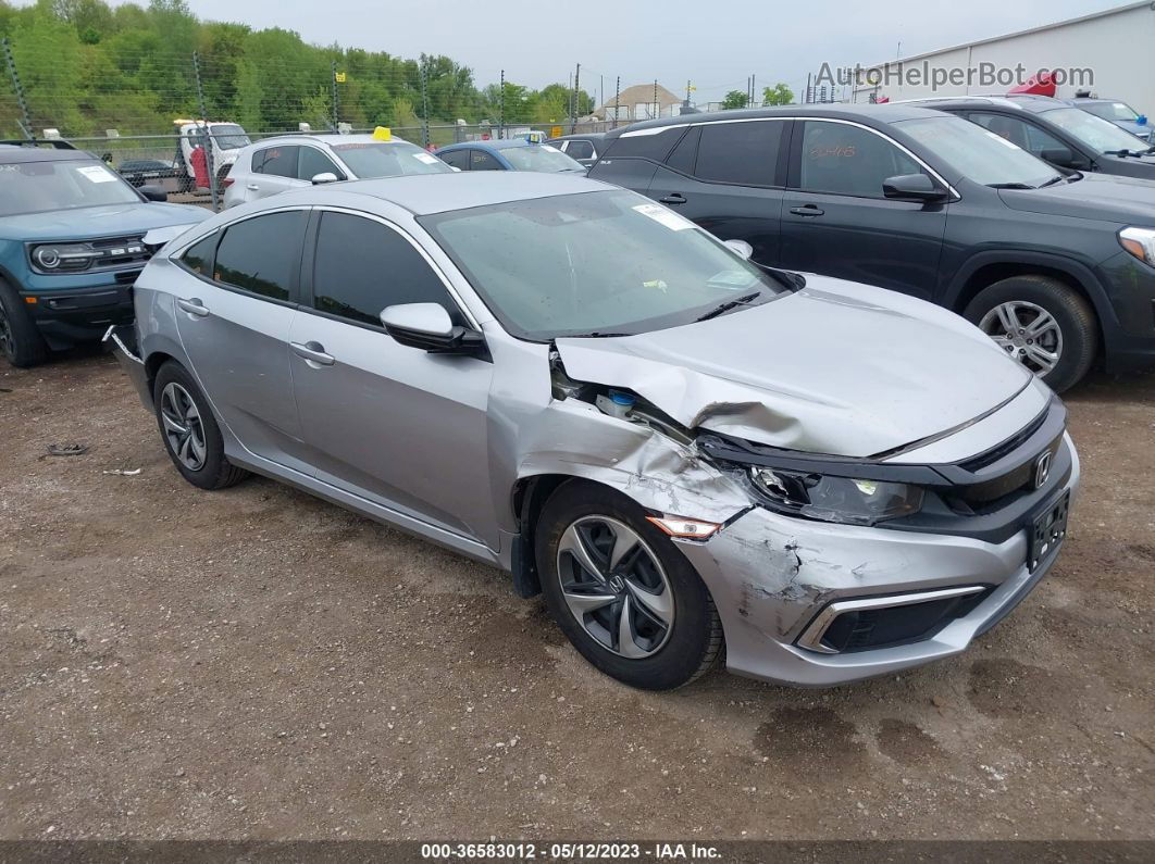 2020 Honda Civic Sedan Lx Silver vin: 2HGFC2F61LH547899