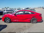 2020 Honda Civic Sedan Lx Red vin: 2HGFC2F61LH552195