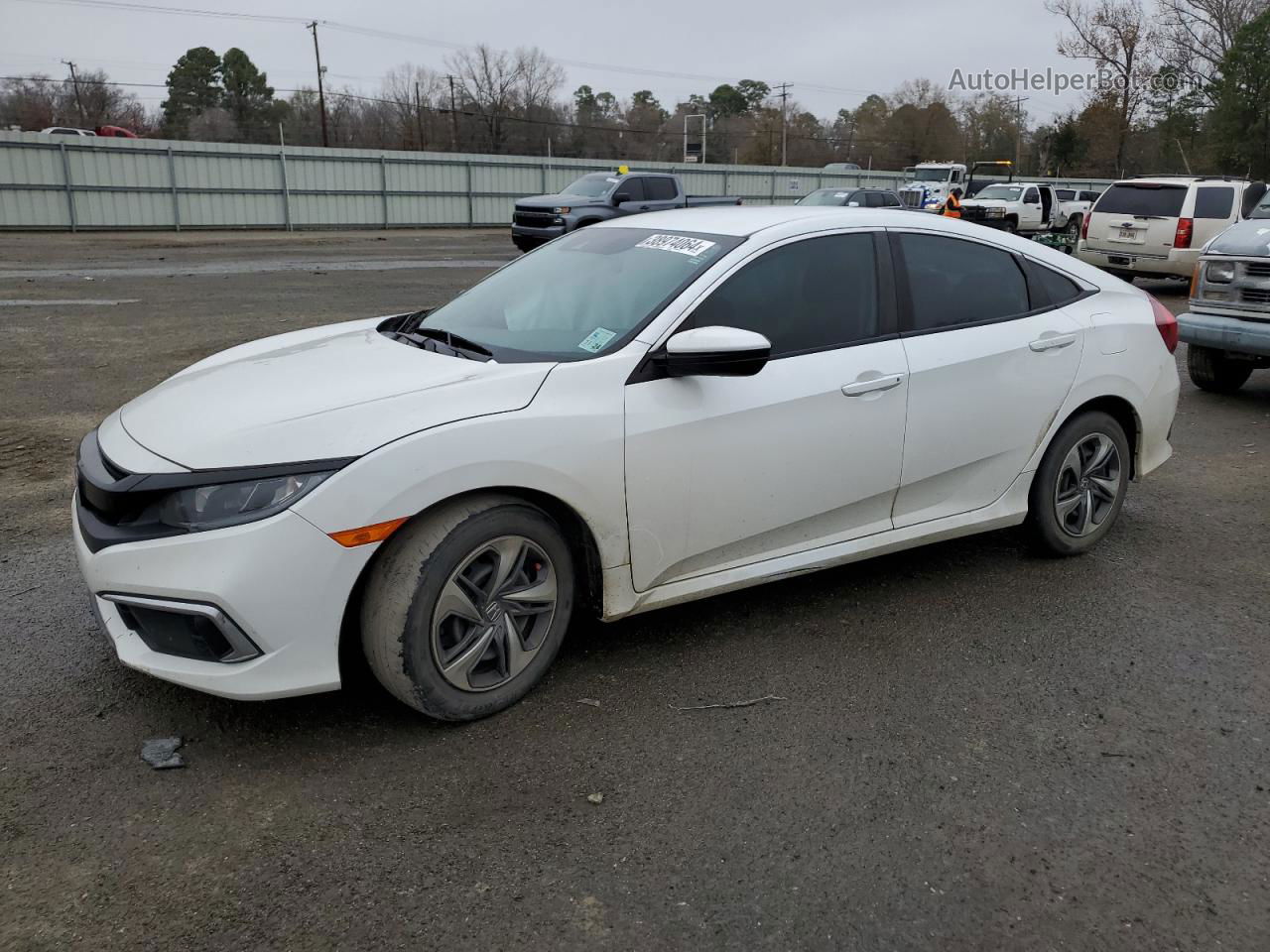 2020 Honda Civic Lx Белый vin: 2HGFC2F61LH565545