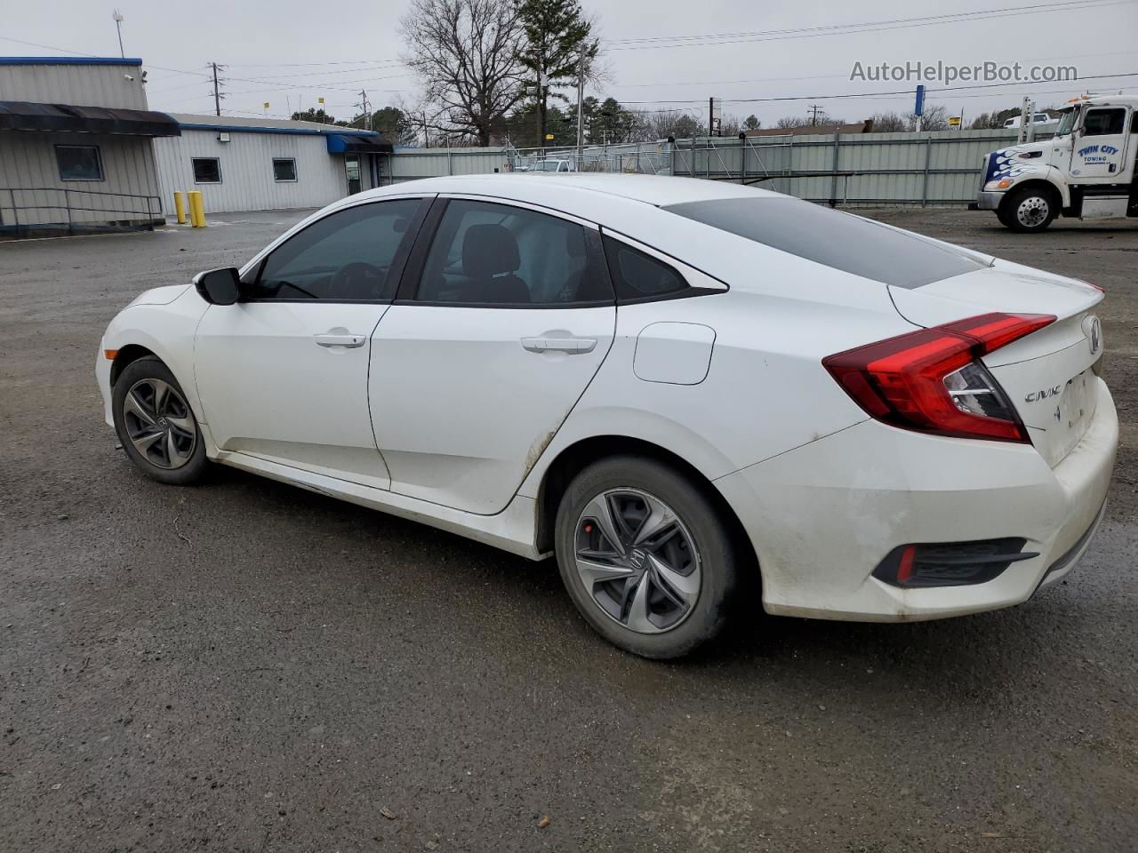 2020 Honda Civic Lx Белый vin: 2HGFC2F61LH565545