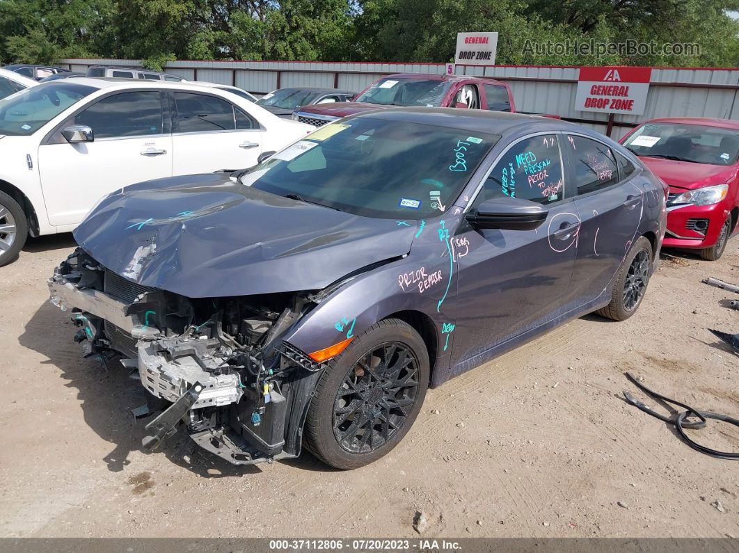 2020 Honda Civic Sedan Lx Gray vin: 2HGFC2F61LH567053