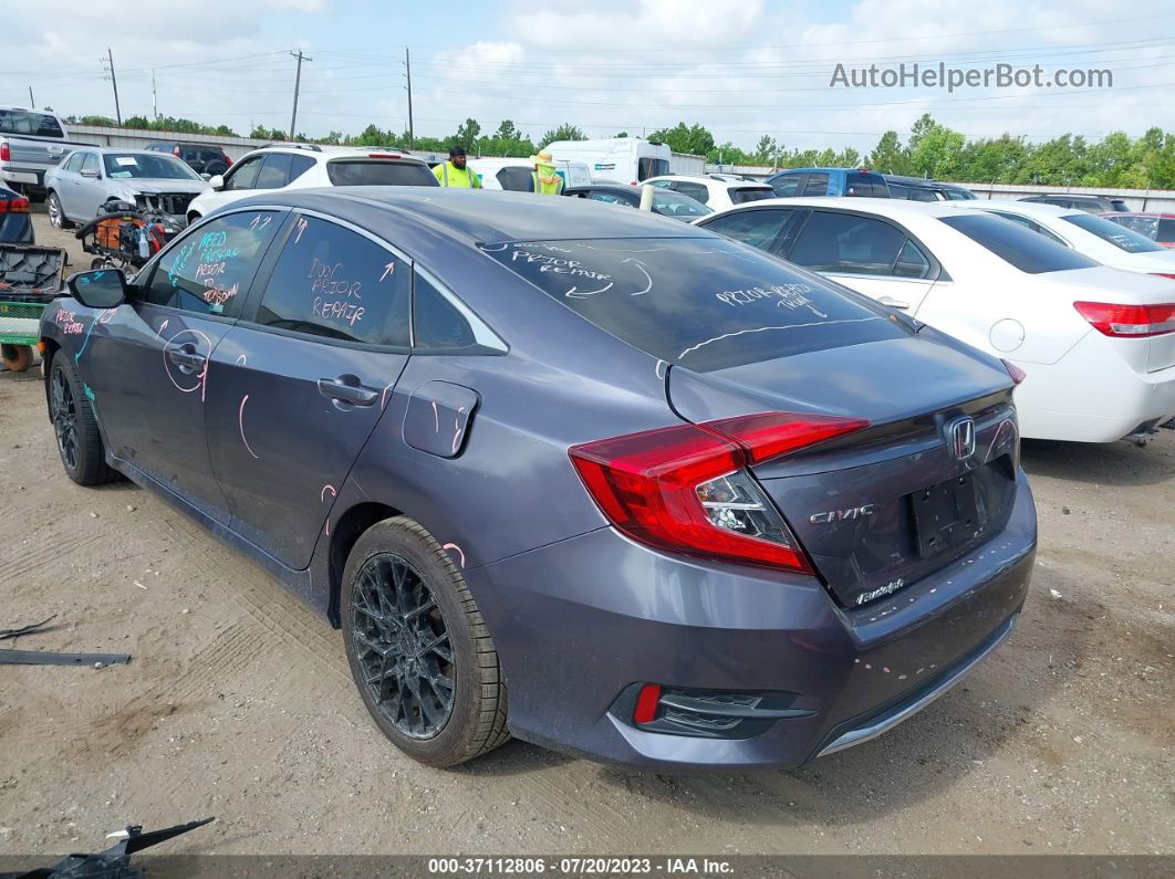 2020 Honda Civic Sedan Lx Gray vin: 2HGFC2F61LH567053