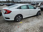 2019 Honda Civic Lx White vin: 2HGFC2F62KH537543