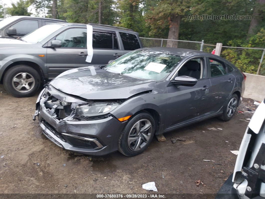 2019 Honda Civic Sedan Lx Gray vin: 2HGFC2F62KH590694