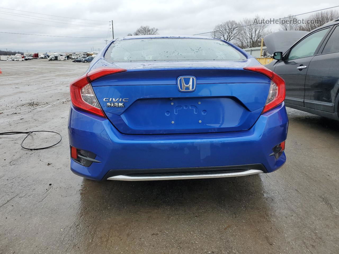 2020 Honda Civic Lx Blue vin: 2HGFC2F62LH542095