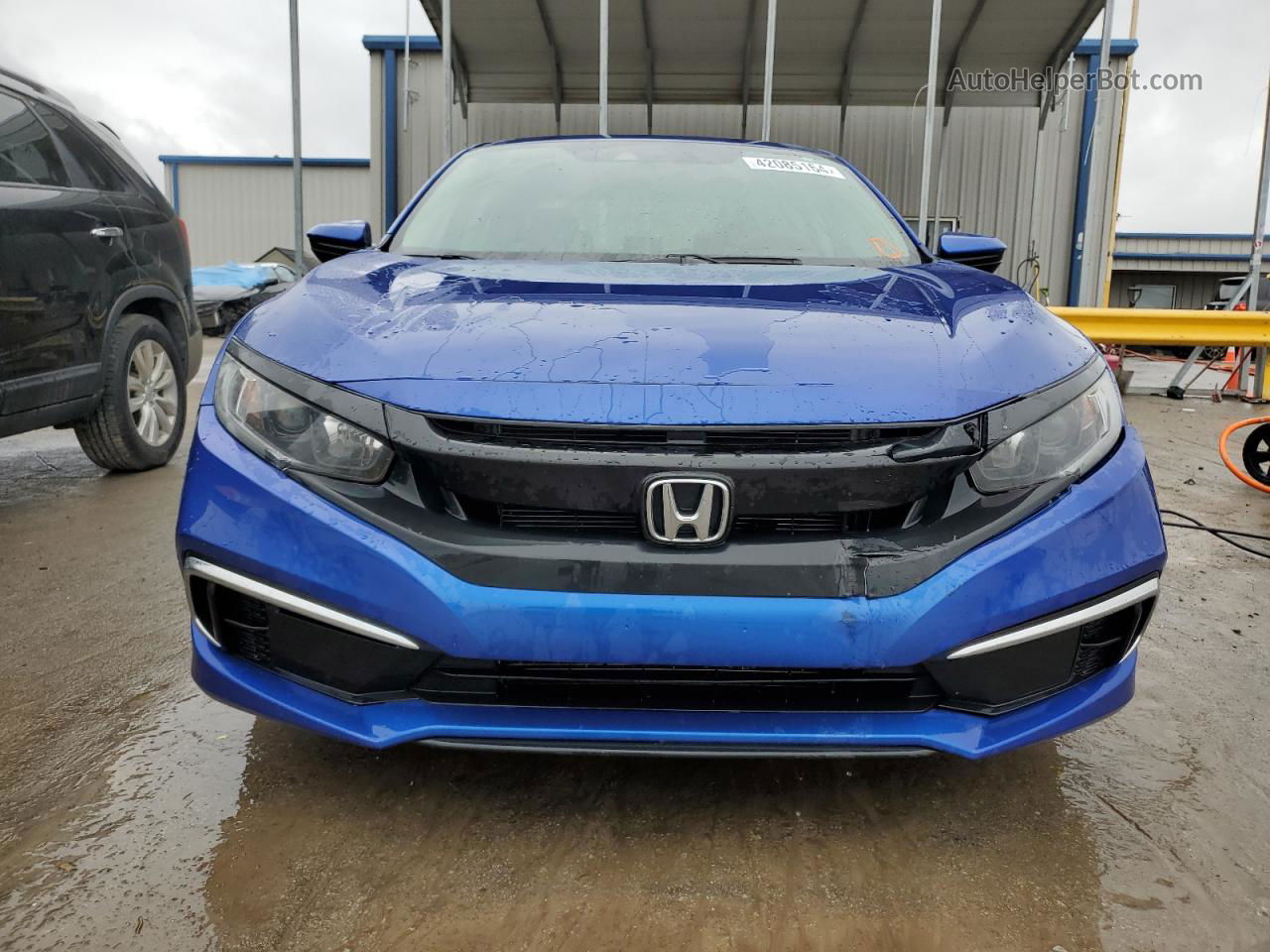 2020 Honda Civic Lx Синий vin: 2HGFC2F62LH542095