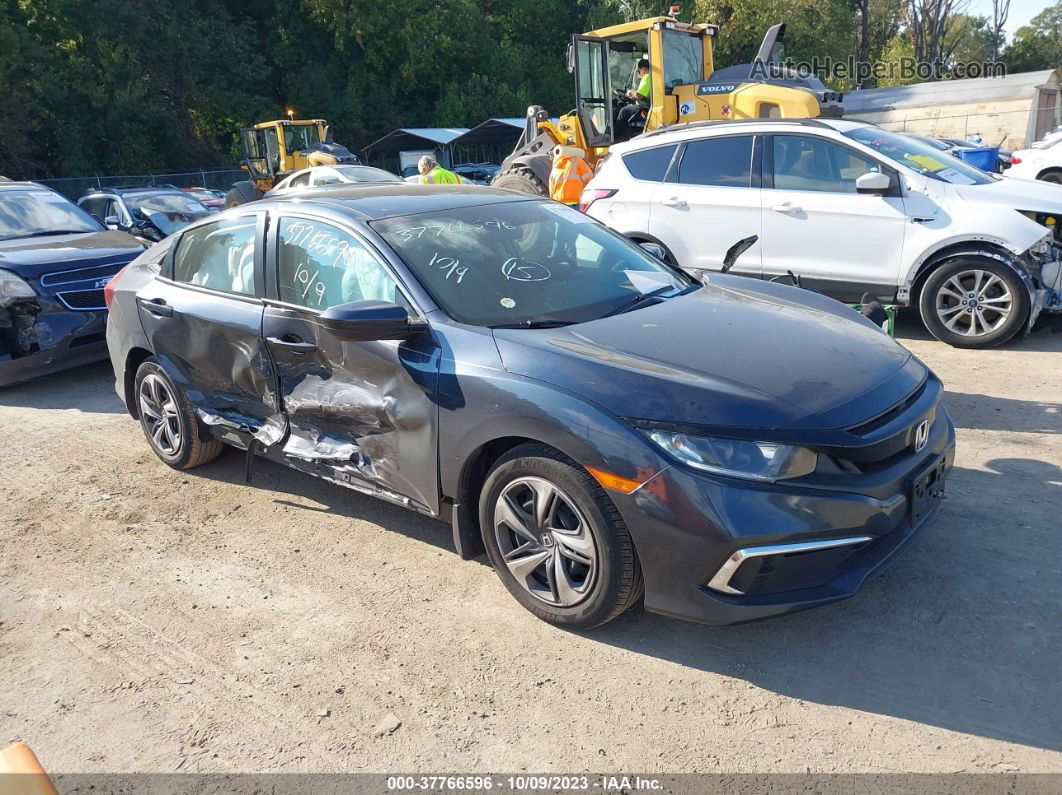 2020 Honda Civic Lx  Gray vin: 2HGFC2F62LH552030