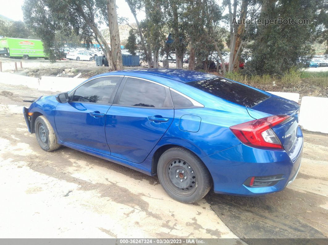 2020 Honda Civic Sedan Lx Blue vin: 2HGFC2F62LH553761