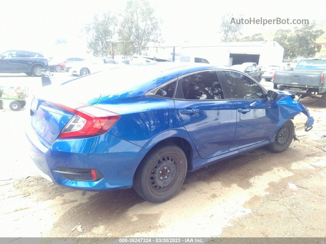 2020 Honda Civic Sedan Lx Blue vin: 2HGFC2F62LH553761