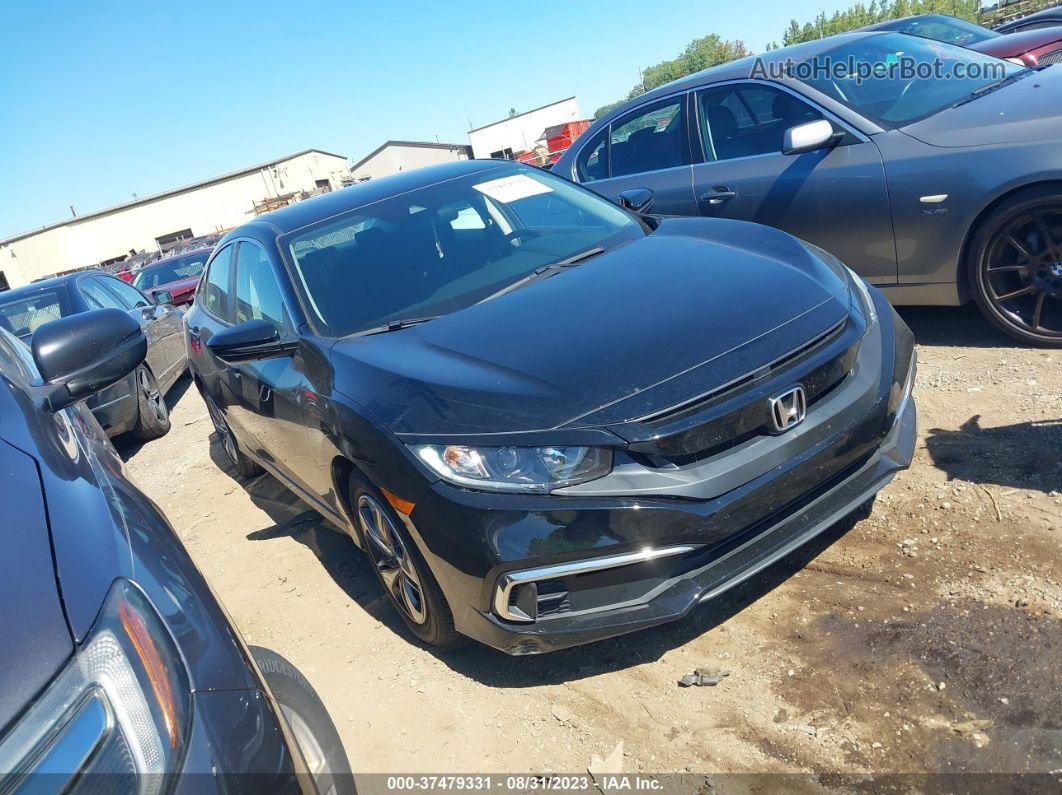 2020 Honda Civic Sedan Lx Black vin: 2HGFC2F62LH562430