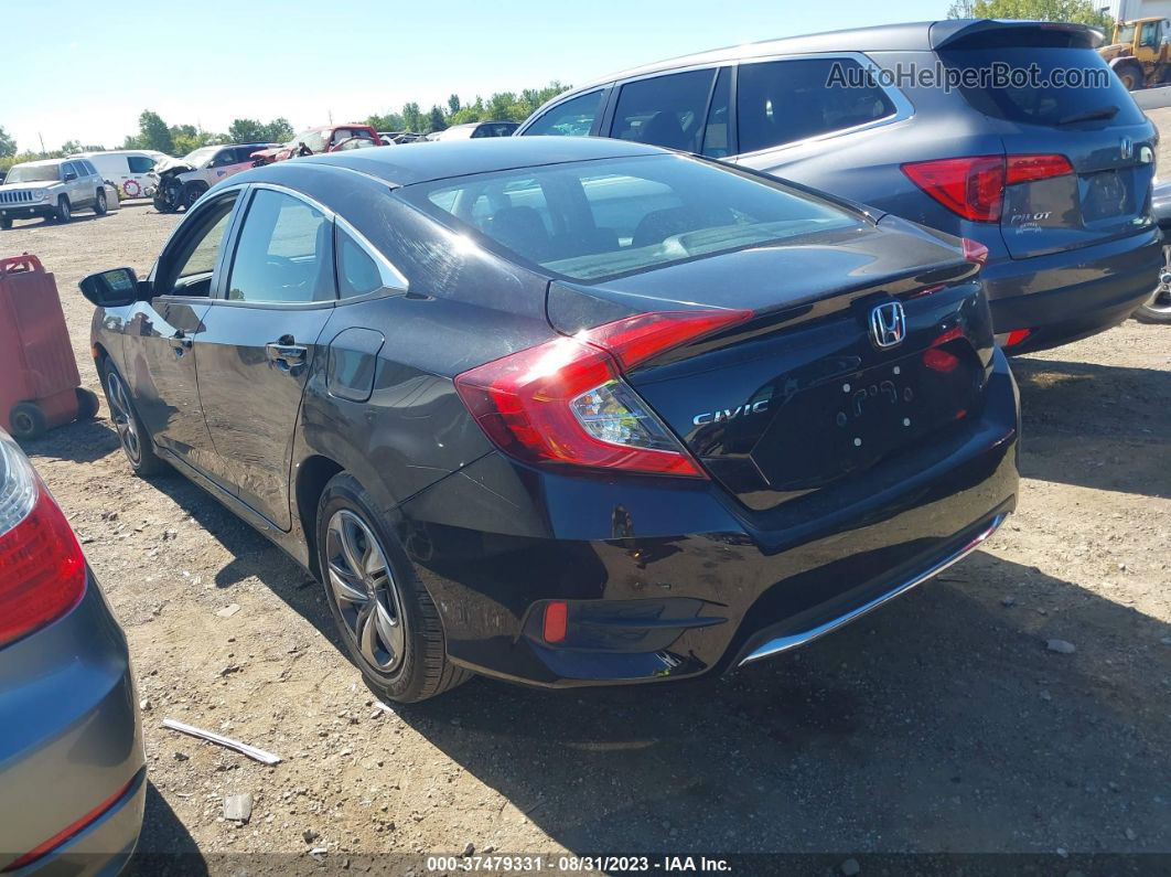 2020 Honda Civic Sedan Lx Black vin: 2HGFC2F62LH562430