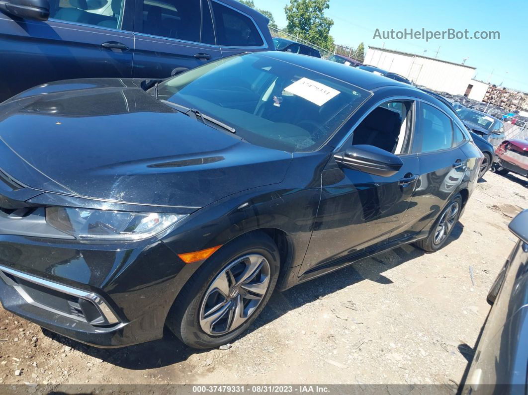 2020 Honda Civic Sedan Lx Black vin: 2HGFC2F62LH562430