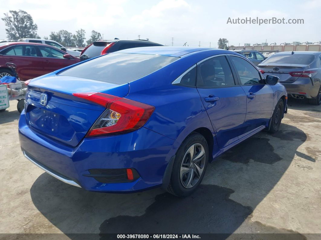 2019 Honda Civic Lx Blue vin: 2HGFC2F63KH506835