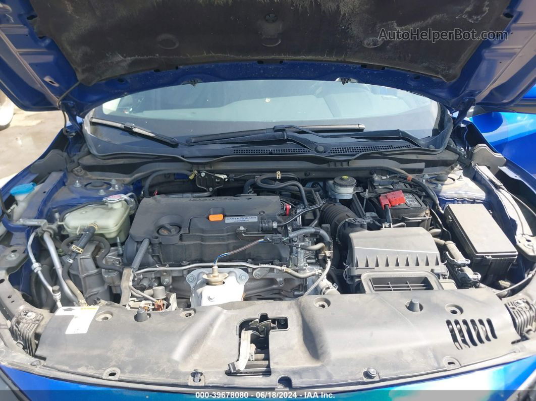 2019 Honda Civic Lx Blue vin: 2HGFC2F63KH506835