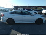 2019 Honda Civic Lx White vin: 2HGFC2F63KH528284