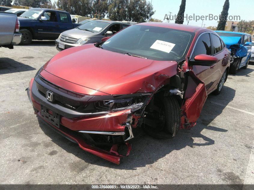 2019 Honda Civic Lx Red vin: 2HGFC2F63KH546820