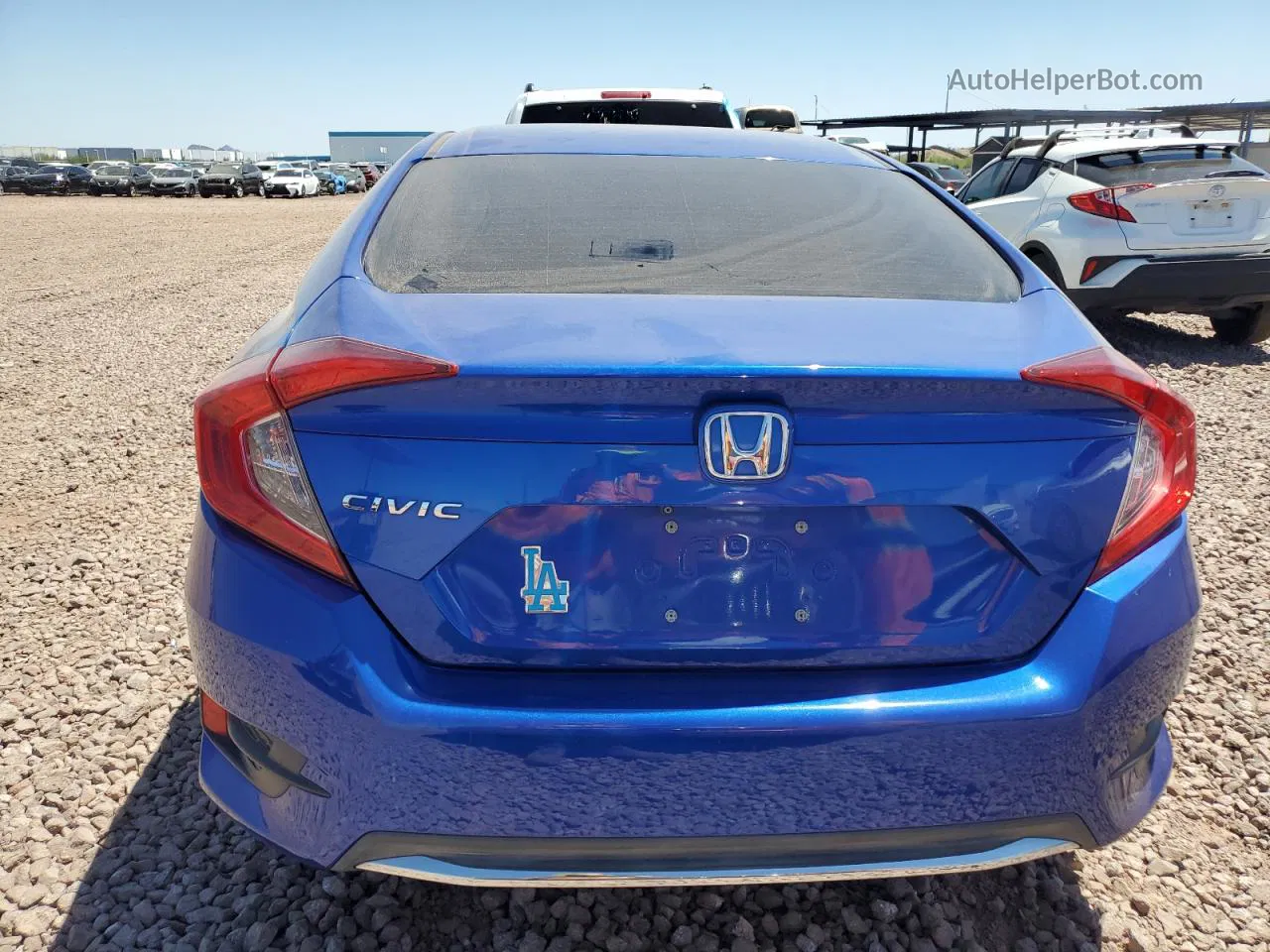 2019 Honda Civic Lx Blue vin: 2HGFC2F63KH562614