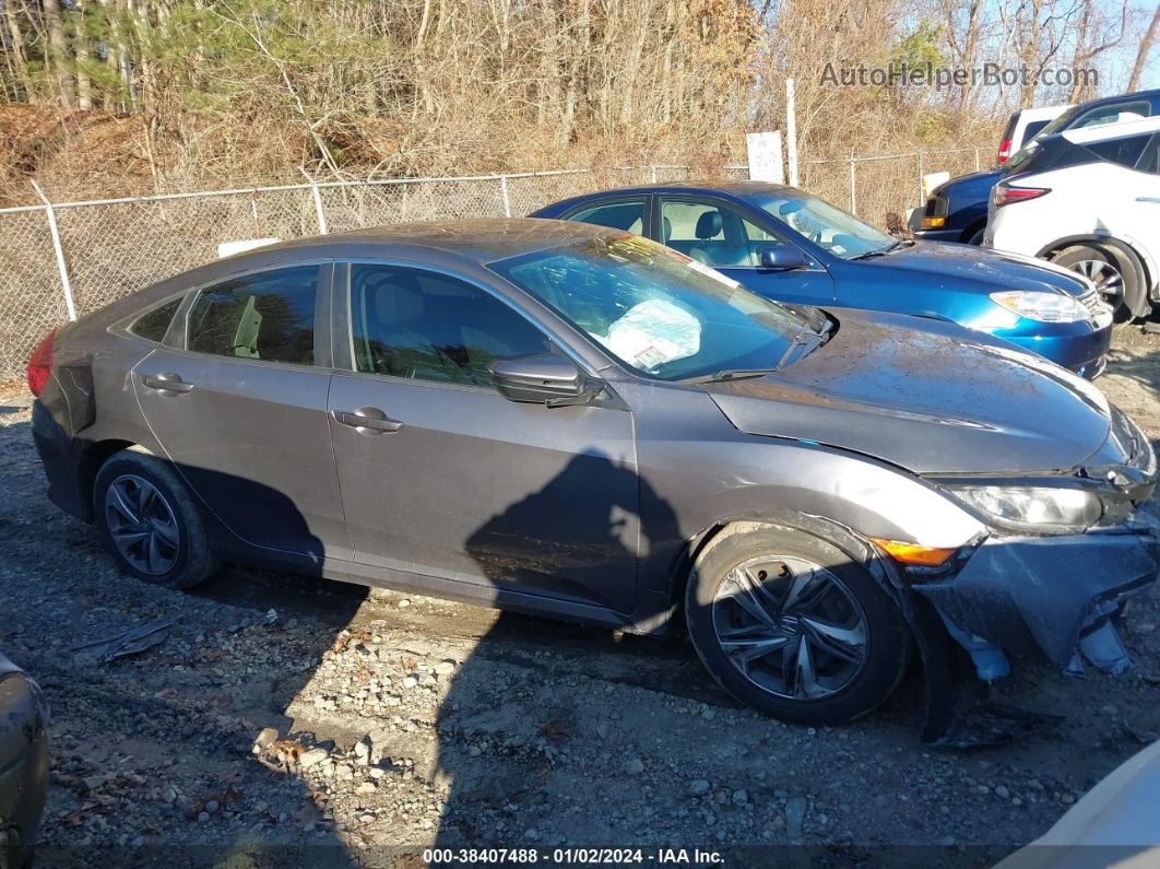 2019 Honda Civic Lx Gray vin: 2HGFC2F63KH567859