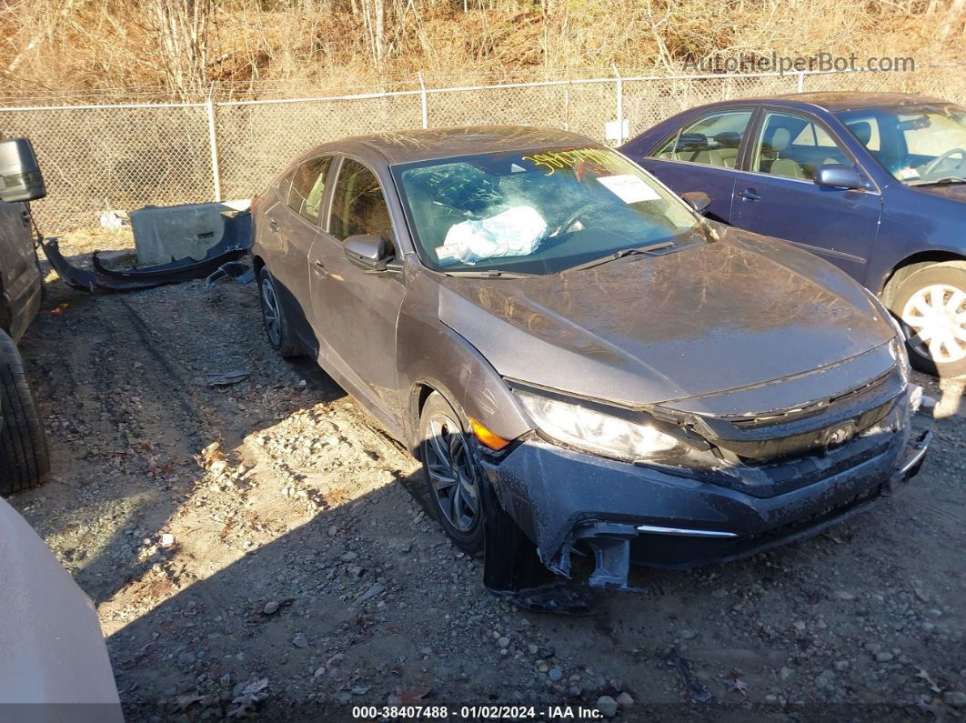 2019 Honda Civic Lx Gray vin: 2HGFC2F63KH567859