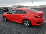 2019 Honda Civic Lx Red vin: 2HGFC2F63KH578179