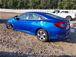 2020 Honda Civic Lx  Blue vin: 2HGFC2F63LH501751