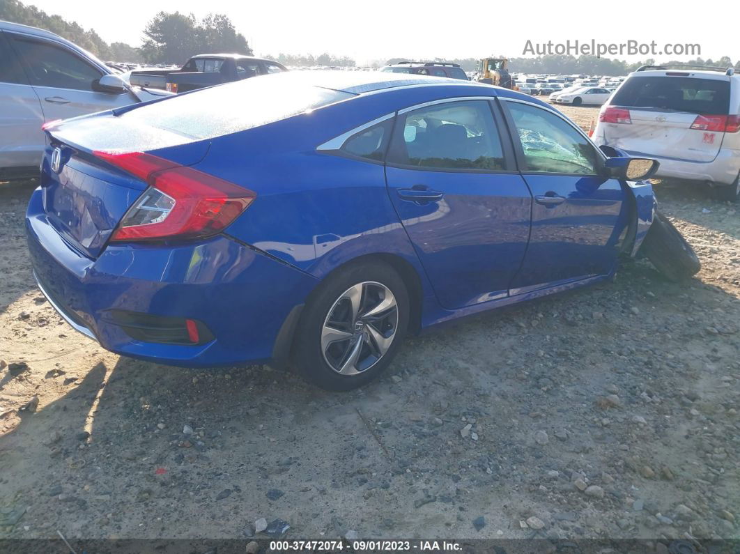 2020 Honda Civic Lx  Blue vin: 2HGFC2F63LH501751