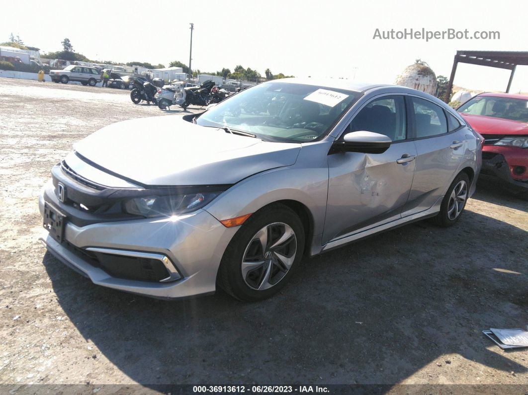 2020 Honda Civic Sedan Lx Silver vin: 2HGFC2F63LH539481