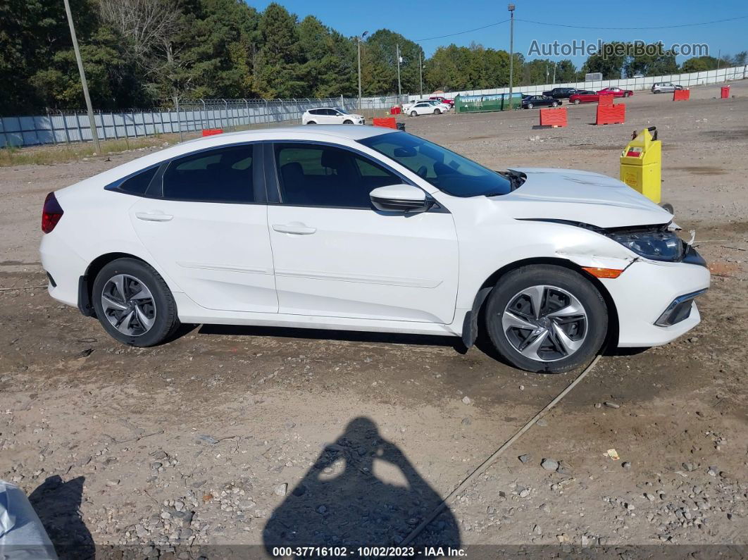 2020 Honda Civic Sedan Lx White vin: 2HGFC2F63LH540856