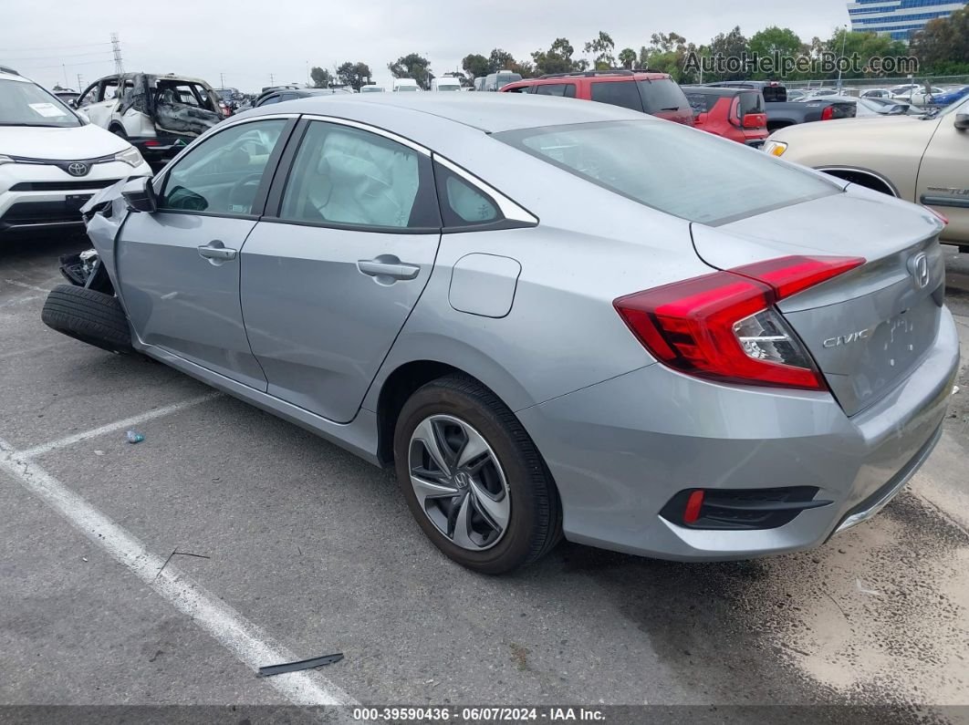 2020 Honda Civic Lx Silver vin: 2HGFC2F63LH552165