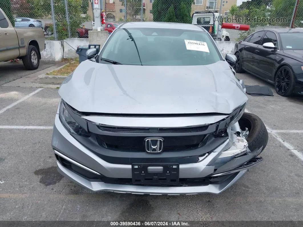 2020 Honda Civic Lx Silver vin: 2HGFC2F63LH552165