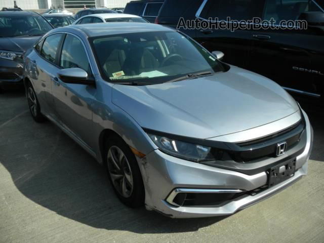 2020 Honda Civic Sedan Lx Silver vin: 2HGFC2F63LH563084