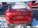 2019 Honda Civic Lx Red vin: 2HGFC2F64KH512143