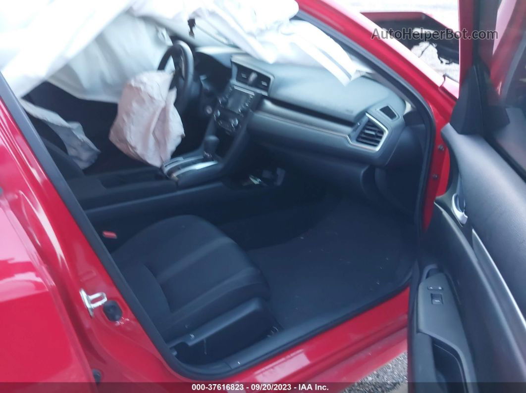 2019 Honda Civic Lx Red vin: 2HGFC2F64KH577588