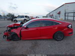 2019 Honda Civic Lx Red vin: 2HGFC2F64KH577588