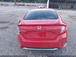 2019 Honda Civic Lx Red vin: 2HGFC2F64KH577588