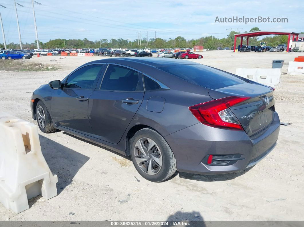 2020 Honda Civic Lx Gray vin: 2HGFC2F64LH501919