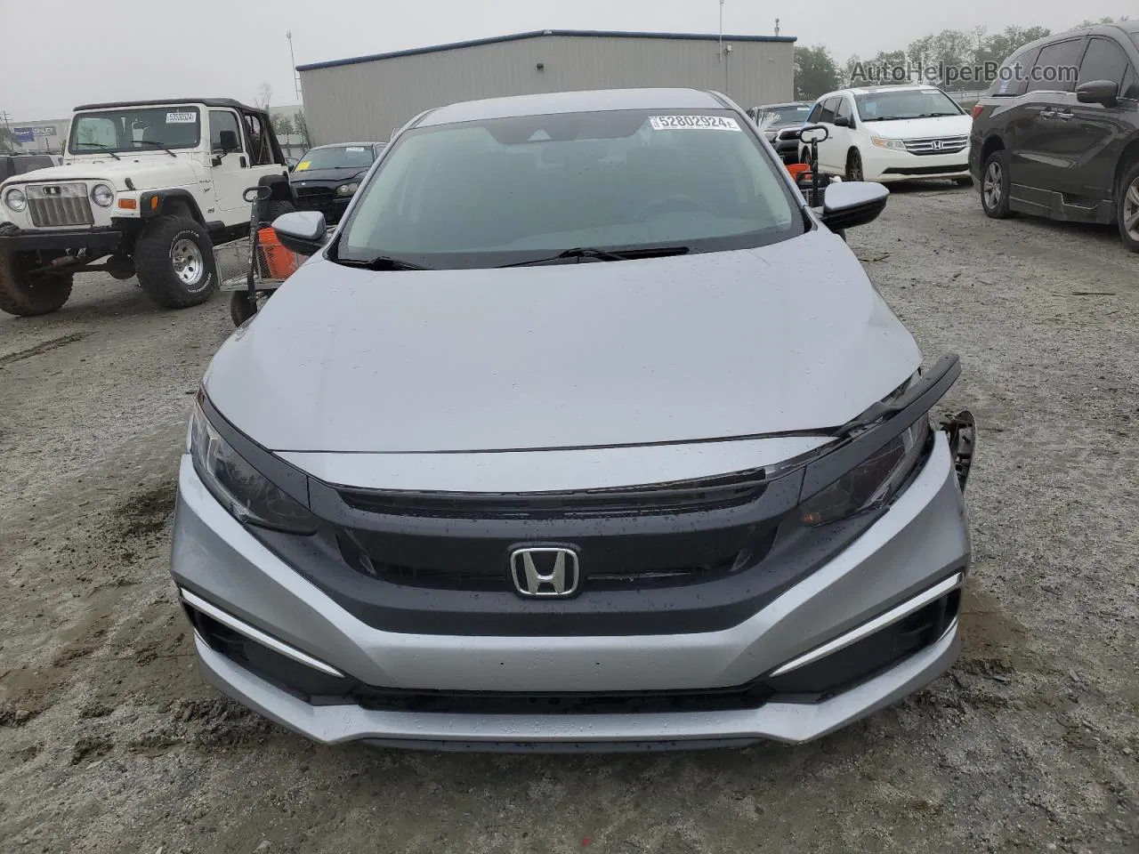 2020 Honda Civic Lx Silver vin: 2HGFC2F64LH502018