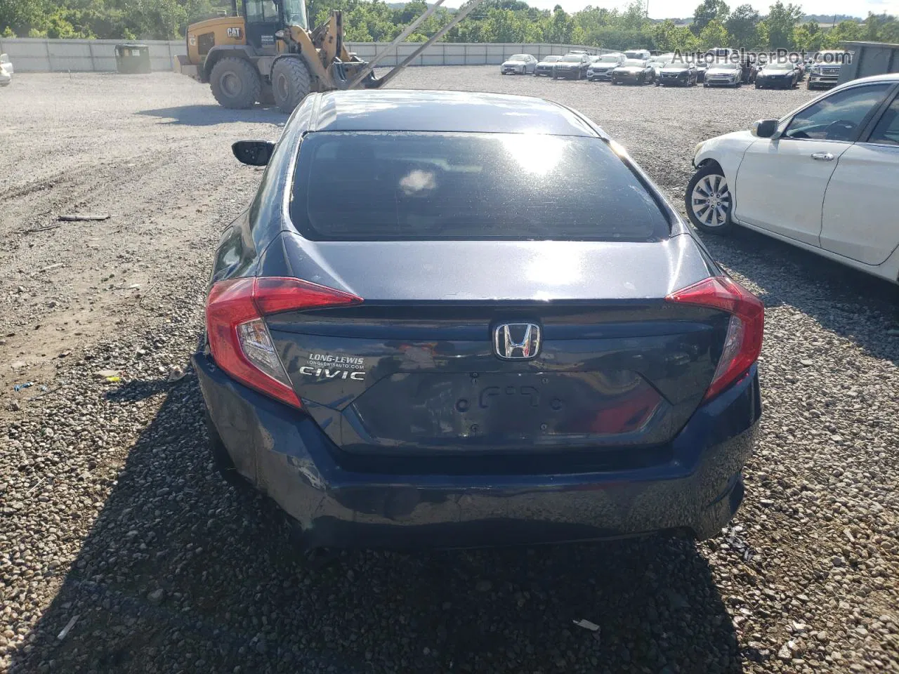 2020 Honda Civic Lx Синий vin: 2HGFC2F64LH559805