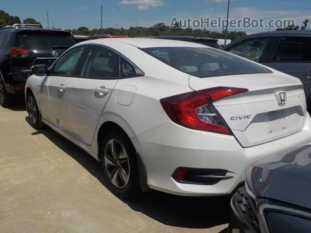 2020 Honda Civic Sedan Lx White vin: 2HGFC2F64LH568293