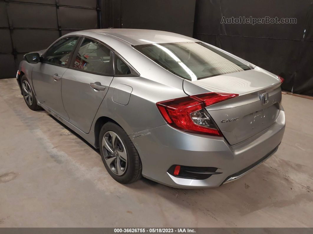 2020 Honda Civic Lx  Silver vin: 2HGFC2F64LH585160