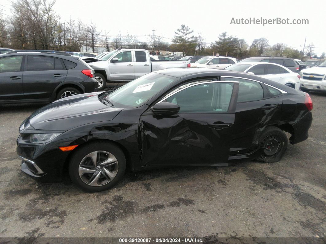 2020 Honda Civic Lx Black vin: 2HGFC2F64LH589001