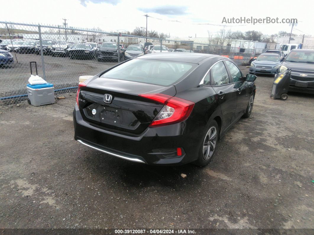 2020 Honda Civic Lx Black vin: 2HGFC2F64LH589001