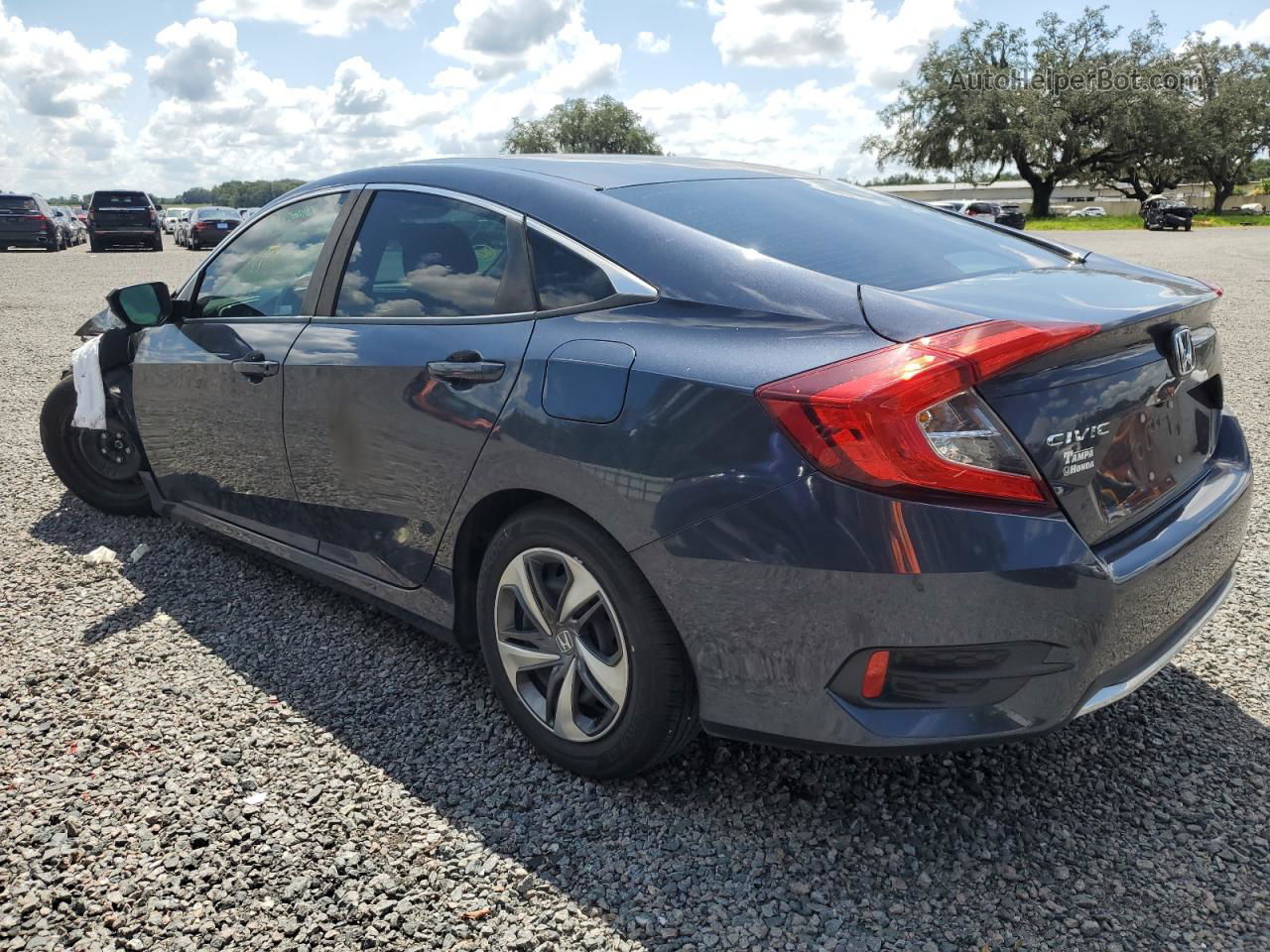 2020 Honda Civic Lx Blue vin: 2HGFC2F64LH591220