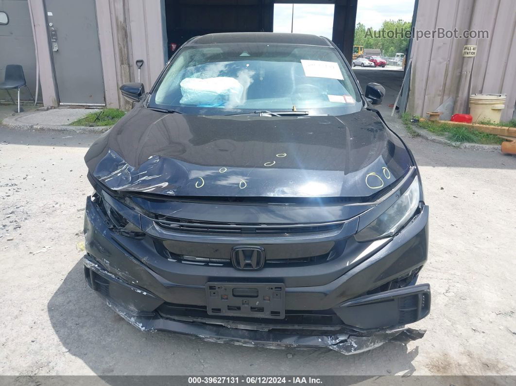 2019 Honda Civic Lx Black vin: 2HGFC2F65KH513415